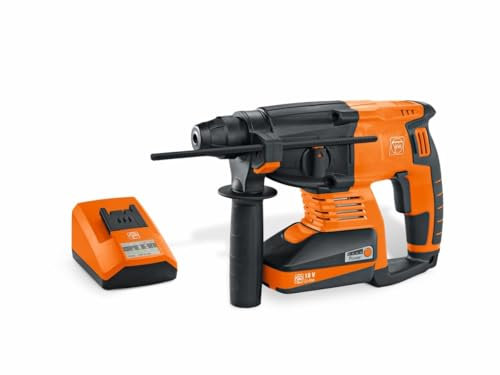 FEIN Akku-Bohrhammer ABH 18 Set Extrem kompakter und leistungsstarker Akku-Bohrhammer mit einer Schlagenergie von 2 J für das Bohren in Beton bis 20 mm. Akku und Ladegerät nicht enthalten.