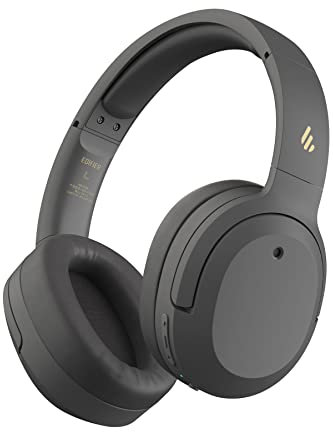 Edifier W820NB Active Noise Cancelling Bluetooth Headphones, Wireless Over Ear Bluetooth Headphones - Hi-Res Audio - 49H Playtime - Over-ear style, Memory Foam Ear Cups, for Travel, Home Office