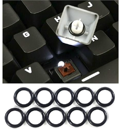 ICAMAS 150 pièces Keycaps Joint torique Interrupteur amortisseurs sonores for Cherry MX Clavier Amortisseur Remplacement réduction du Bruit Clavier Joint torique Joint