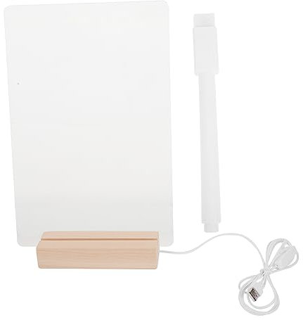 STOBOK 1 Satz Schreibtisch-whiteboard Übersichtliches Memoboard Mini-desktop-whiteboard Tischmassagebrett Led-massagebrett Durchsichtige Paneele Tisch-memoboard Büro Acryl Tafel Haushalt