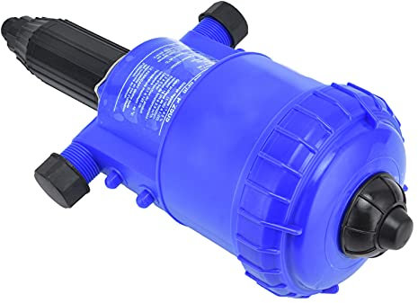Iniettore di Fertilizzante Dispenser di Fertilizzante PP Blu da G3/4 a G1 Filettatura Maschio 10L/H-2500L/H per Fiori da Giardino per Irrigazione Agricola