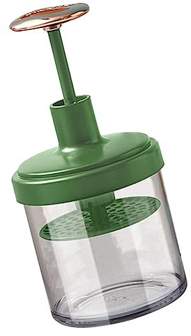 Baluue Face Wash Frother Plastic Foams Maker Cup Green Facial Cleaning Tool for Travel and Daily Use Bubble Maker Cleansing Foams Device