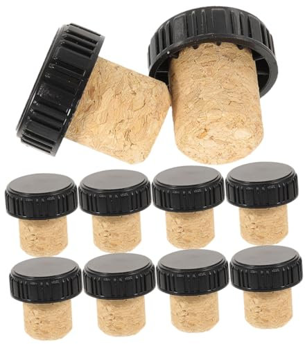 Garneck 24pièces Bouchons pour Bouteilles De Vin Lot de Fabriqués Et Convient Vinification Maison Et Remplacement De Bouchons Ouverts