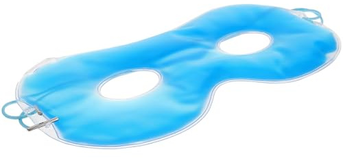 LOLIPPYY Masque Oculaire en Gel Glacé Polyvalent Taille Ajustable Froid et Chaud pour Adultes Unisexe Fatigue Yeux Sommeil Relaxation