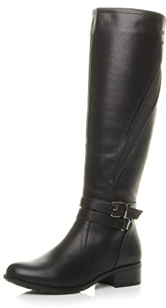 AJVANI low heel strap stretch elastic knee high riding boots size 6 39