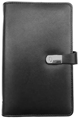 Enyuwlcm PU-Leder Visitenkartenbuch Organizer Tagebuch Namenskarte Buchhalter mit Platz für 240 Karten coffee