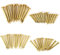 100Pcs Brass Wall Pins, Round Head Brass Brad Nails for Furniture Hinge Hardware Accessories (18mm Length)