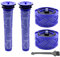 KENSHIRE Staubsaugerfilter 2 Stück V6 Nachfilter 2 Stück V6 Vorfilter-Set kompatibel für Dyson V6 Nachfilter Absolute Animal Motorhead Ersatzteile Ersatz Filter