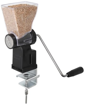 KITCHEN CROP VKP1248 Grain Mill, Stainless Steel, Black or Silver