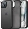 Mootobo iPhone 15 Hülle [6,1 Zoll] – Stoßfest, Mattiert, Anti-Fingerabdruck mit 2X Glas Displayschutzfolien & 1x Kameraschutz – Schwarz
