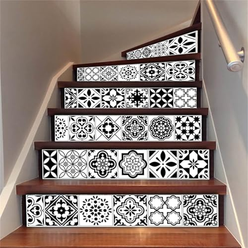 Alfombrillas para escalones de escaleras, para interiores, para escaleras de madera, antideslizantes, de fieltro, autoadhesivas, antideslizantes, para interiores, 100 cm x 18 cm (juego de 13)