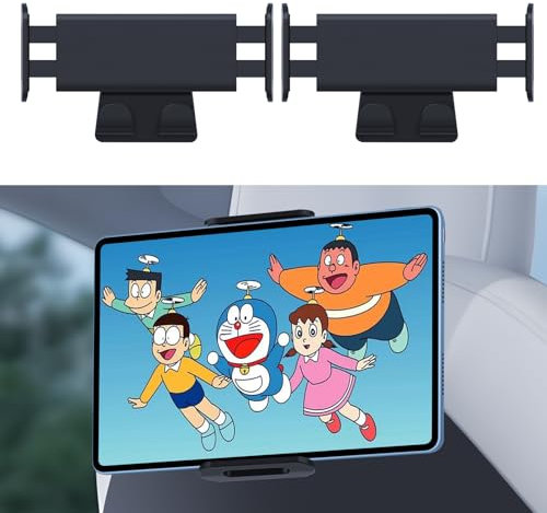 LANTU 2 soportes para tablet Tesla Model 3/Y/X/S 360° ajustable Tesla accesorios para iPad, Galaxy Tablet, iPhone, Samsung, teléfonos Android y más