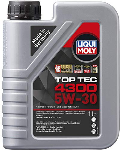 LIQUI MOLY Top Tec 4300 5W-30, 1 L, Technologie de synthèse Huile motrice, SKU: 2323