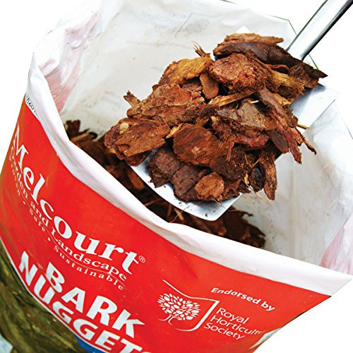 Suregreen Melcourt Large Bark Nuggets | 60L Bag | Chunky Pine Bark 15-65mm Particle Size