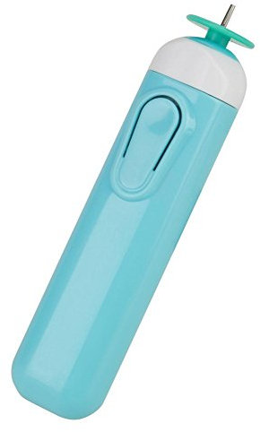 DIY Curling Pen Elektrische Schlitzpapier Basteln Quilling Werkzeug für DIY Scrapbooking Zeichnungen Papier Basteln blau