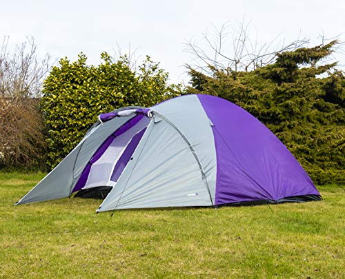 Adtrek Double Skin Dome 4 Man Berth Camping Festival Family Tent