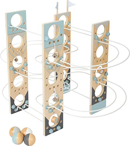 small foot Modular Marble Run, made of wood, can be easily taken apart and stored in a space-saving way, Prod. No. 12234