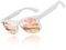 LINVO Sonnenbrille Damen Polarisiert Retro Stil Rechteckig Vintage Klassisch Unisex UV400 Cat 3 CE