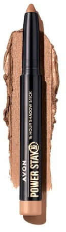 Avon Power Stay Eyeshadow Power Stay 16-Hour 2-In-1 Longwear Lidschatten & Eyeliner Stick - Wasserfest - Bronze Sugar