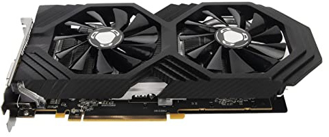 Topiky RX590 Graphics Card, 8GB GDDR5 256bit Computer Graphics Card with Dual Fans, RX590 PC Gaming Video Card 0, PCI Express 3.0 X16, 3DP, DVI Output, HD Multimedia Interface