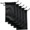 5 Pezzi Custodia Occhiali Morbida,Custodia Occhiali,Custodia Occhiali da Sole,Sacchetti per Occhiali, Astuccio Occhiali in Microfibra, Porta Occhiali con Chiusura a Coulisse per Protezione Occhiali