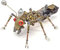Funwetrike 3D Metall Insekten Puzzle, Steampunk Mechanische kleine Ameise Metall Montage Modell Kits, kreative Geschenke für Erwachsene (300+PCS)