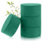 Giantree 4Pcs Floral Foam, 3.15 Inches Floral Foam Round, Wet Dry Artificial Flowers Arrangement, Styrofoam Block for Wedding Aisle Flowers Party (4 Inch)
