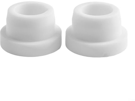 Lot de 2 pare-chocs d'échelle de piscine creusée, conçus pour 1 tube 90, extrémités en caoutchouc pour protéger les murs de la piscine