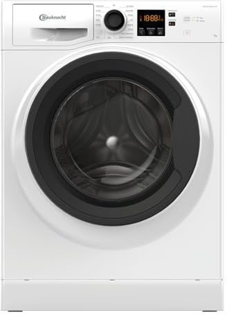 Bauknecht WM BK 7A2JGS Waschmaschine | 7 kg | 1400 U/min | Energieklasse A | Dynamic Inverter-Motor | Kurzprogramme 30/45 Min | Anti-Allergie & Flecken 40°
