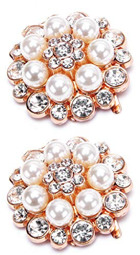 [Kfwfuaee] 2pcs/set Shoe Clip Lady Shoes Decoration High Heel Sandals Charm Shoes Flower Planter