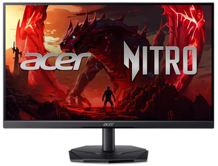 Acer Nitro 24.5” Gaming Monitor | Full HD 1920 x 1080 | IPS | ZeroFrame | AMD FreeSync Premium | 200Hz Refresh Rate | Up to 0.5ms | sRGB 99% | 1 x Display Port 1.2 and 2 x HDMI 2.0 | KG251Q X3biip