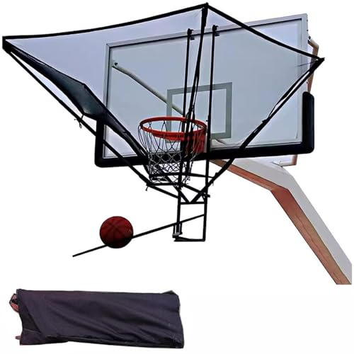 Basketreturnät, Basketball Rebounder Net, Rebounder och Shot Returner-Tillbehör Automatisk Basketball Shot Returner, lätt att Installera Basketutrustning