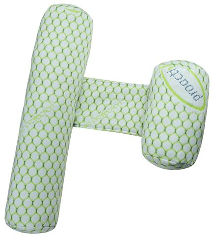 Cuscino a cuneo per neonato, cuneo per dormiente laterale, cuscino antirotolamento con tessuto fresco e traspirante, verde (7, 87-9, 45 pollici)
