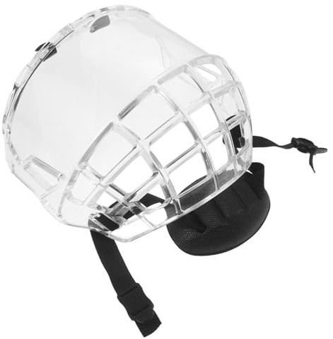 RUNROTOO Ice Hockey Helmet Visor for Adult and Youth with Scratch Resistant PC Material and Quick Release Feature, Effective Shielding Face Protector Suitable for Ice Hockey Helmets