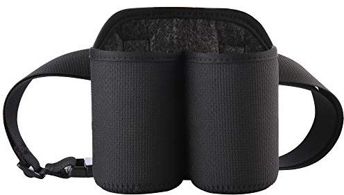 CM 2-Bottles Beer Belt Strap Can Holder Soda Beverage Holder with Buckle for BBQ Party Camping Beer Can