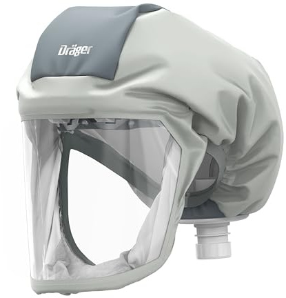 Dräger Premium Hood for X-plore 8500, Short Hood | Reusable Safety Hood for Powered Air-Purifying Respirator (PAPR), Size L/XL