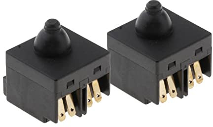 2x Interruptor De Botón Universal De Repuesto Para Amoladora Accesorio
