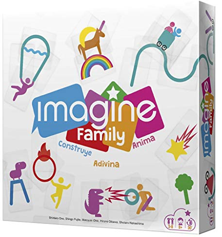 Asmodee Cocktail Games – Imagine Family – Brettspiel in Spanisch, Farbe (CGIMFA01)