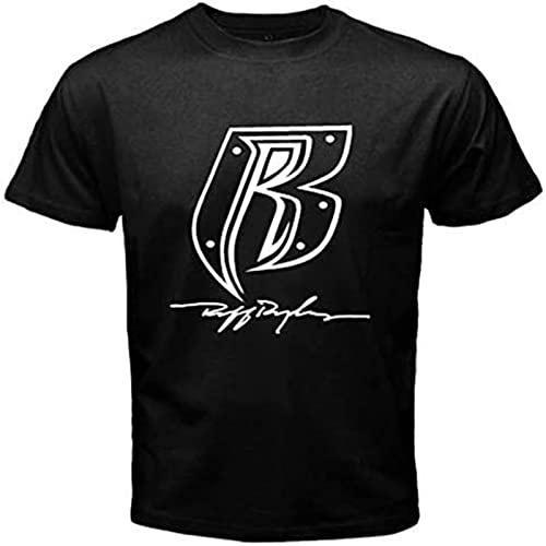 Ruff Ryders Rap Hip Hop Music Underground Men's Black T-Shirt Black XXL
