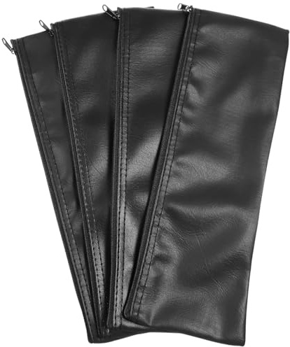 GALPADA 4 Unidades Bolsa de Almacenamiento para micrófono, Funda para Bolsas de micrófono, Accesorios de Viaje, micrófono, maletín, Bolso de Mano, Funda para micrófono, Color Negro