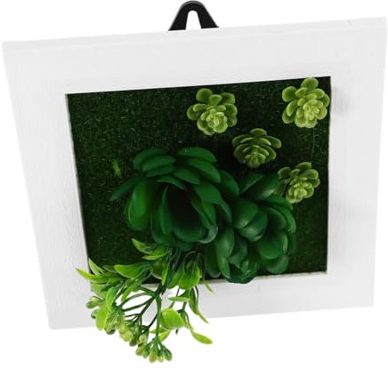 INOOMP 101a Cadre De Plantes Artificielles Décoration Minimaliste avec Faux Végétaux pour Bureau Et Maison Économise De Espace