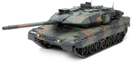 TAMIYA 56047 1:16 RC Leopard 2 A7V Full Option – Carro armato RC, kit di costruzione del modellismo RC, RC