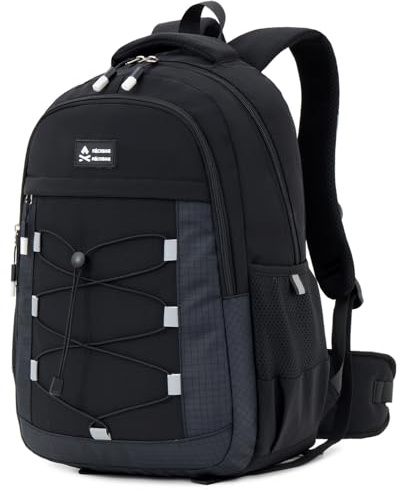 Amythe Zaino Outdoor Ragazzi e Ragazze, Zaino Adolescenti Trekking 21L, Leggero Impermeabile Giornaliero con Cintura Lombare Rimovibile e Strisce Riflettenti per Campeggio e Trekking