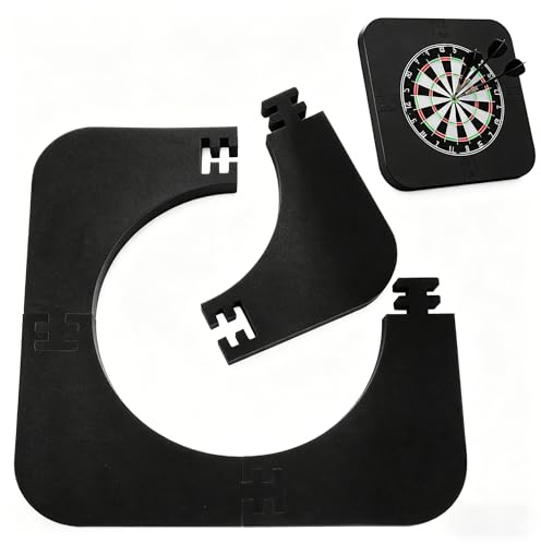 Vurixfo Dart Board Surround Ring, EVA Thick Dartboard Surround Wall Protector Portable Dart Board Wall Protector Durable Standard Dart Boards Self-Healing EVA Foam Dart Backboards Prevent Wall Damage