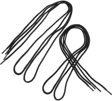 CTIRCHIU Cordones Ignífugos para Botas de Soldadura Resistentes al Calor, Negros 100 Cm, 2 Pares para Zapatos de Seguridad Antichispas en Entornos de Trabajo y Soldadura