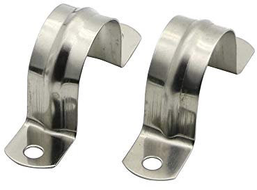 25mm Edelstahl 304 Rohrschelle U-Typ Rohrschelle Rohrschelle Klemme Zangen Kupplungs Hoop Packung mit 20 Großhandel