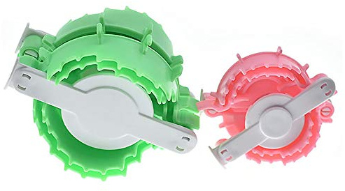 Hilai Hjärtformad pompom-tillverkare set i 2 storlekar 4 cm 6 cm stickverktyg gör-det-själv-kit med engelsk instruktion