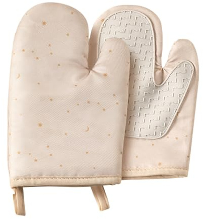 Guantes de horno para horno, guantes de horno,Peotolder de cocina de horno de servicio pesado - 1 par de baches impermeables sin deslizamiento de silicona, suministros de cocina para cocinar, hornear,