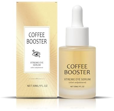 Eye Caffeine Booster Augenserum mit Koffein, Niacinamide Serum, Augencreme gegen Falten und Augenringe, für müde, geschwollene, Augenpflege Eye Serum, Natürliche Augenserum