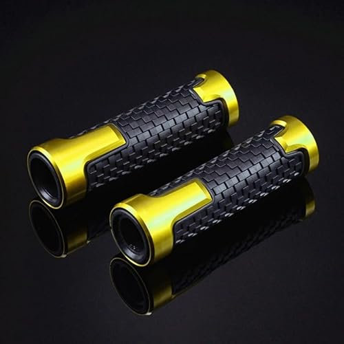 MXYUANHANG 1 Pair Motorcycle Hand Grips for CFMOTO 800NK 2024 2025, Motorcycle Hand Grips Cover Handlebar Grips,Gold